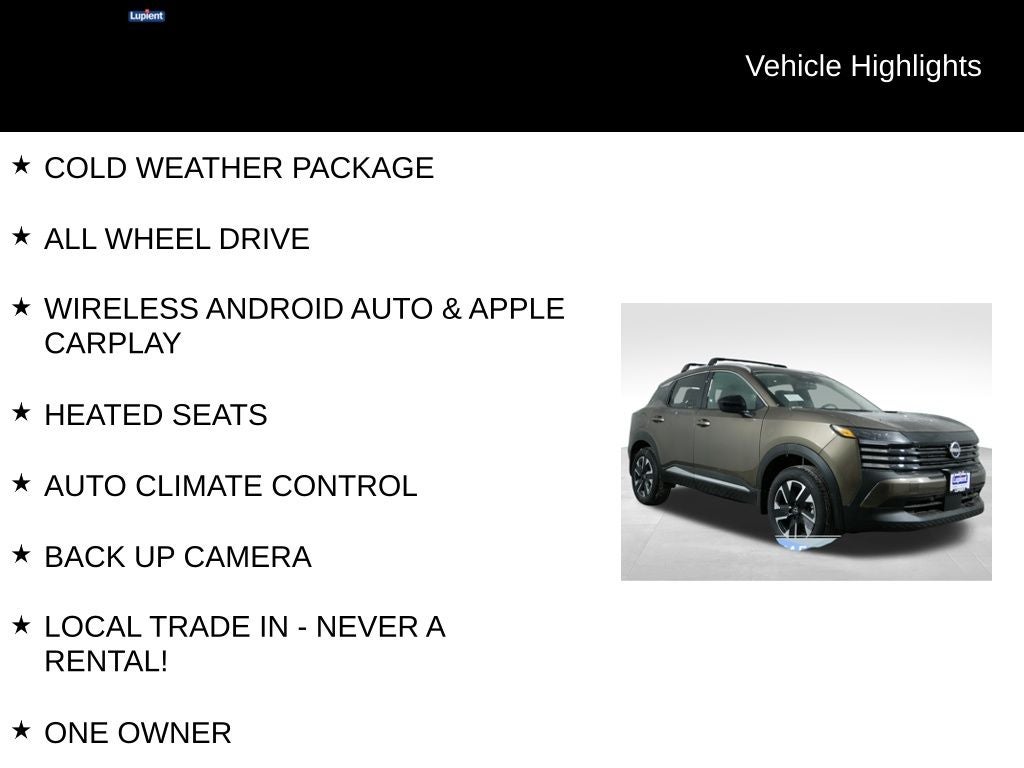 2026 Nissan Kicks SV