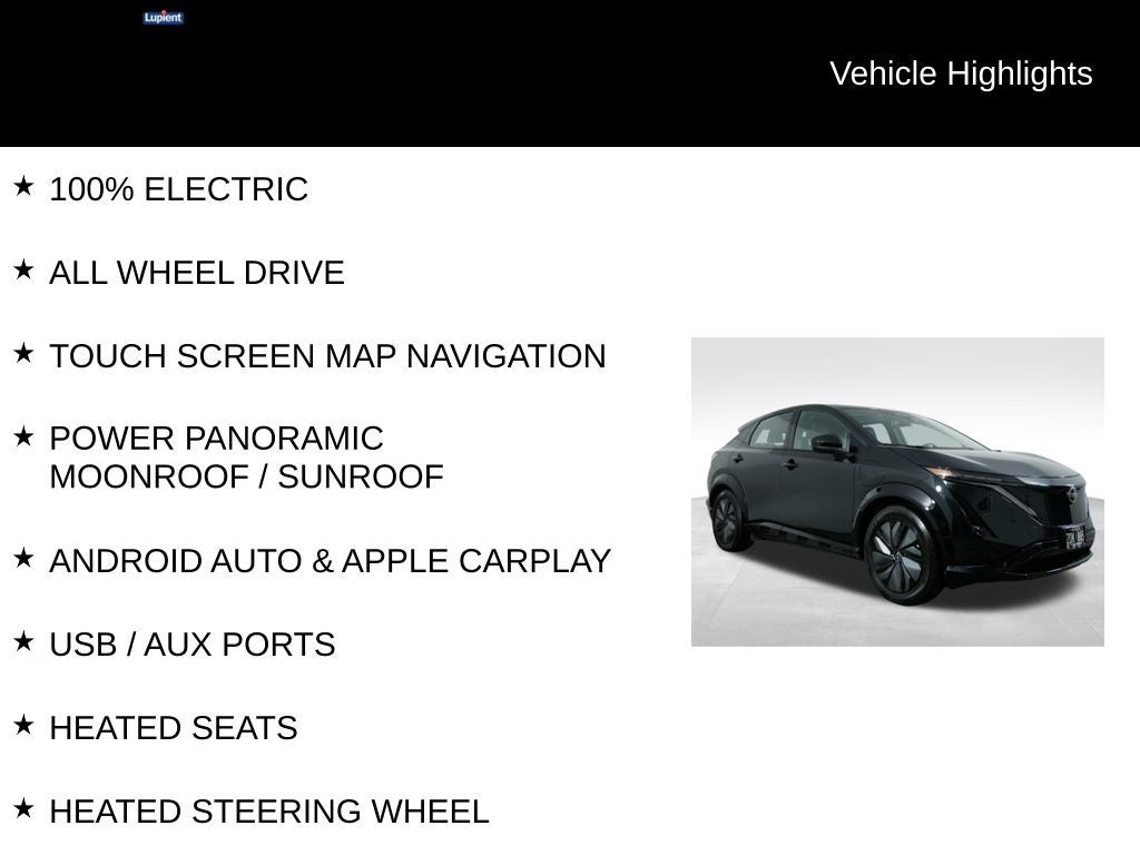 2024 Nissan Ariya EVOLVE+ e-4ORCE