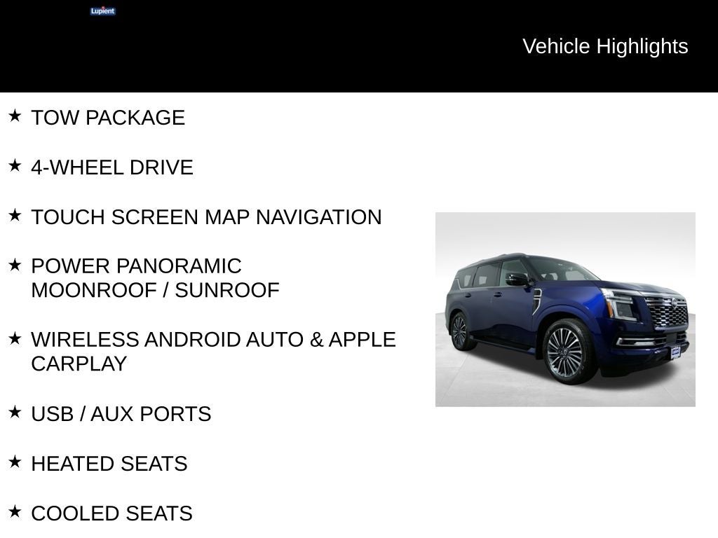 2025 Nissan Armada Platinum Reserve