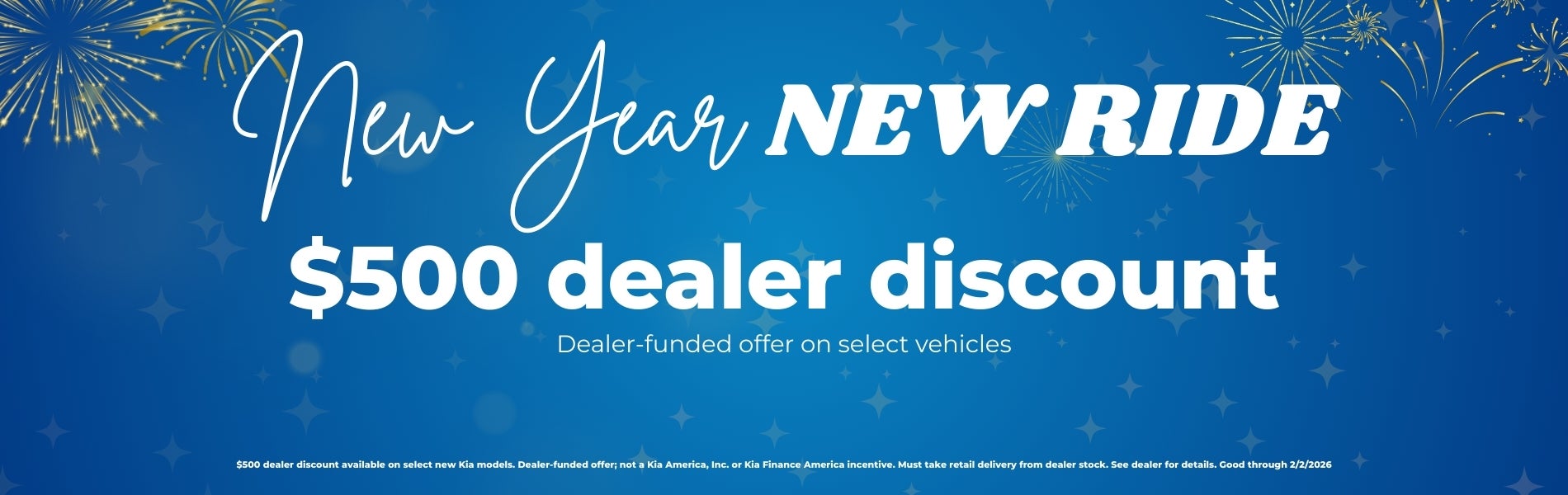 $500 DEALER DISCOUNT