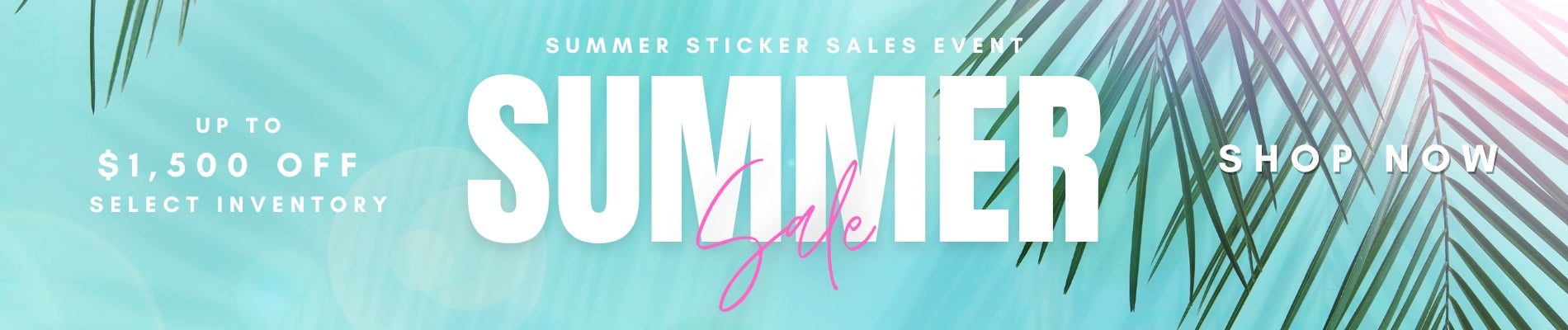 Summer Sticker Sales Event
